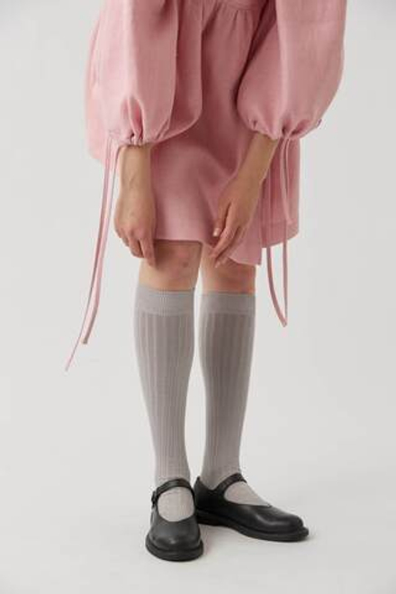 Гольфы из хлопка серого цвета