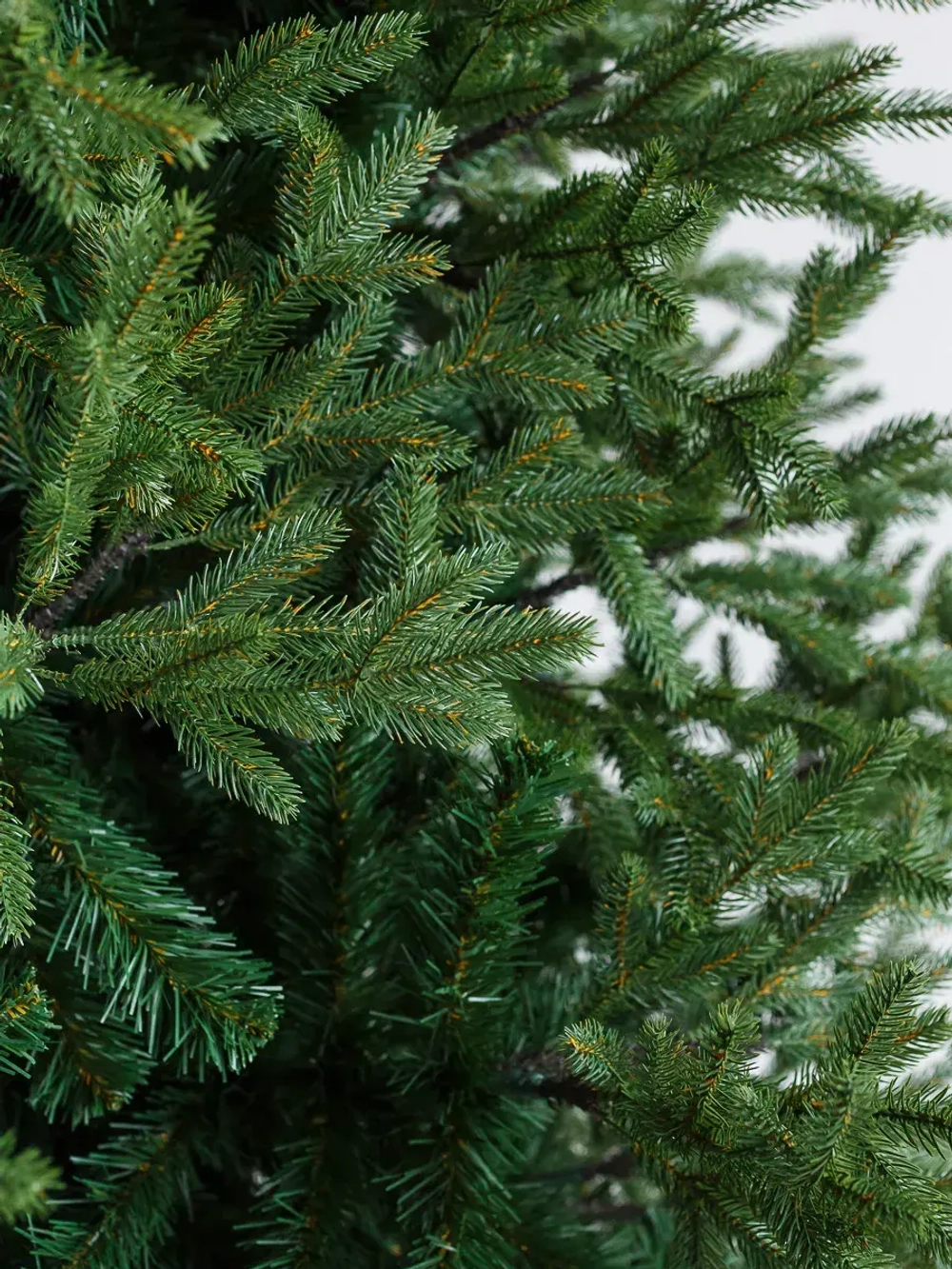 Интерьерная искусственная елка Финская Премиум 4 м., ствольная, Литая хвоя+ПВХ, Green Trees (GT4FIN)