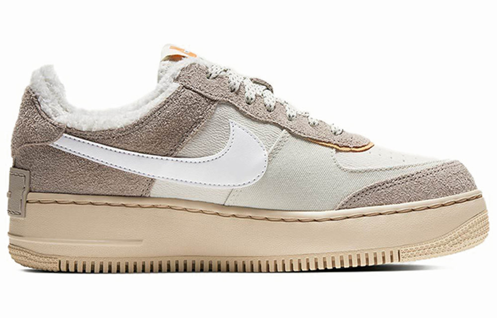 Кроссовки Nike Air Force 1 Low Fur-Lined Shadow (Женская размерная сетка)