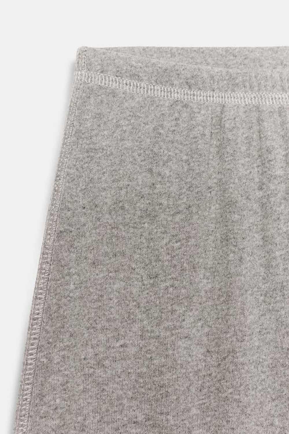 ZARA ШИРОКИЕ СТРУЯЩИЕСЯ БРЮКИ, СЕРЫЙ МЕЛАНЖ