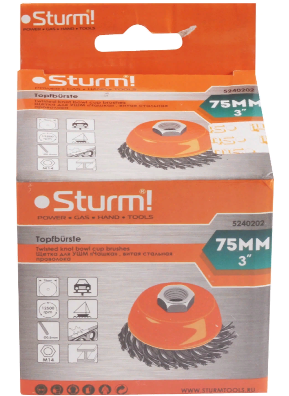 Корщетка-насадка Sturm для УШМ (5240202)