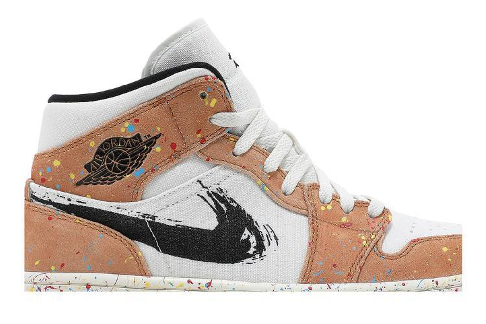 Jordan 1 mid splatter outlet