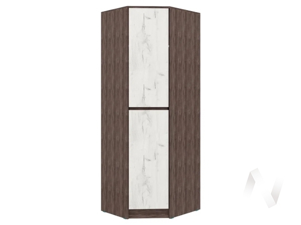 Шкаф угловой секция №5 НКМ Милана (ясень анкор/дуб эльза)