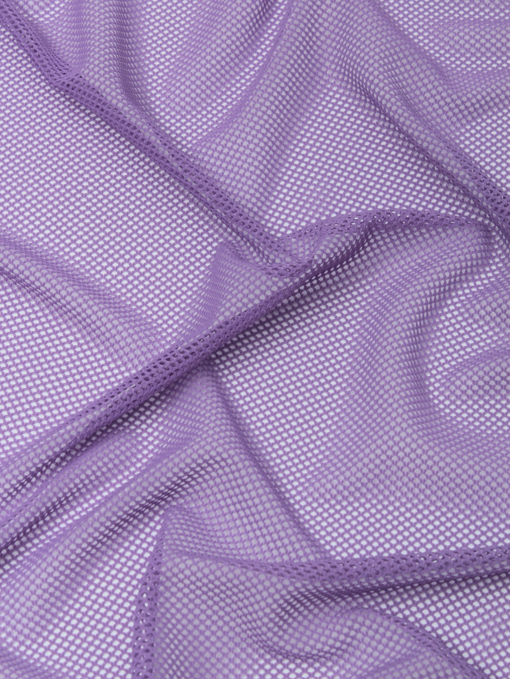 Сетка эластичная яркая лаванда КРУПНАЯ ЯЧЕЙКА метражом