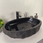 Раковина из андезита Erozy Black EA-64850 66*45*16 0035