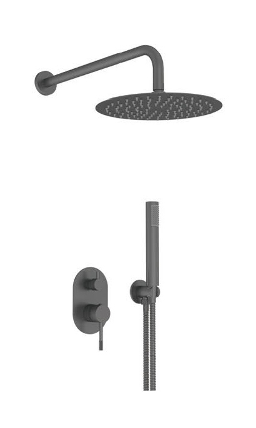 403563-G Встроенный смес для душа с 2-функ. (ГРАФИТ) ViEiR  (6/1шт)