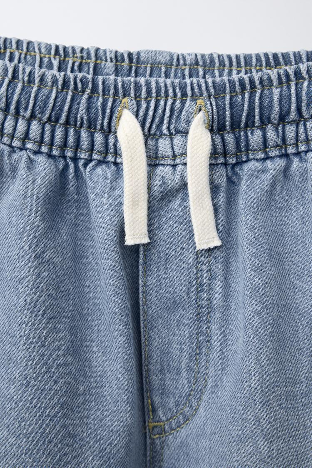 ZARA ШОРТЫ-БЕРМУДЫ LILO & STITCH © DISNEY, ВЫЦВЕТШИЙ СИНИЙ