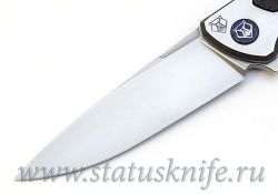 Нож Широгоров Флиппер 95 S90V накладка Карбон выборкифотография - 5