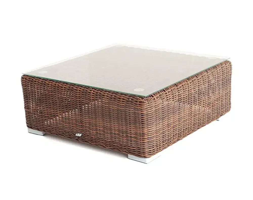 "Лунго" журнальный столик плетеный, цвет коричневый