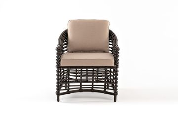 "Блисс" кресло из искусственного ротанга, цвет бронзовый