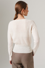 1893 Кардиган женский (молочный)