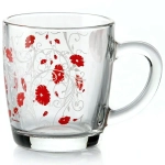 Кружка стеклянная 340мл «Рэд серенейд» 55531SLBD14
