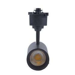 ULB-Q230 9W-4000К BLACK Светильник-прожектор светодиодный трековый. 720 Лм. Белый свет 4000К. Корпус черный. ТМ Volpe