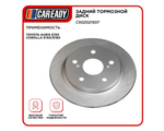 Задний тормозной диск для TOYOTA AURIS/COROLLA E150, CAREADY арт. C502021507