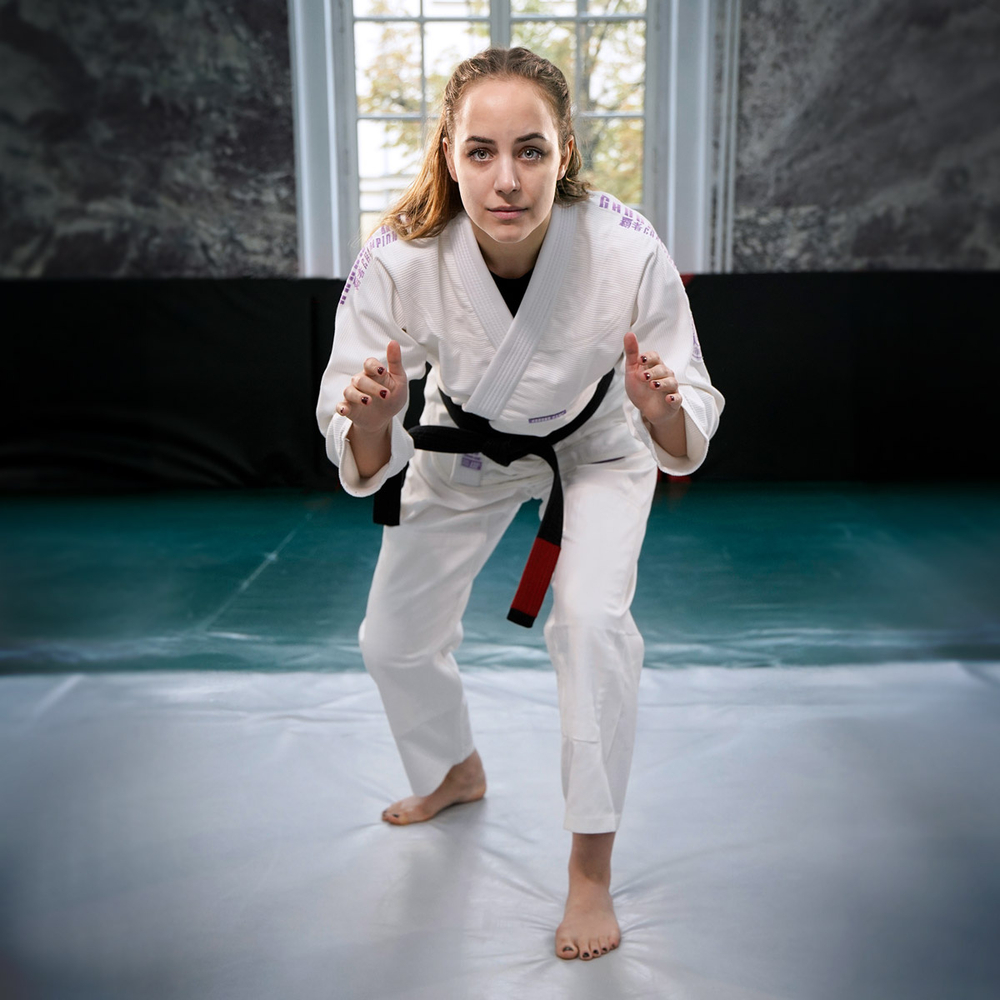 Женское Кимоно Ground Game 3.0 LAVENDER белое