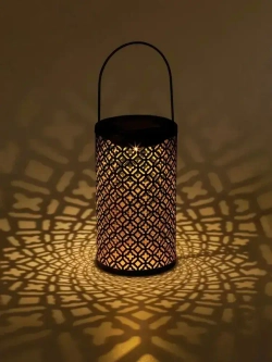 Светильник на солнечной батарее уличный подвесной ЭРА ERASF22-44 Орнамент 19 см