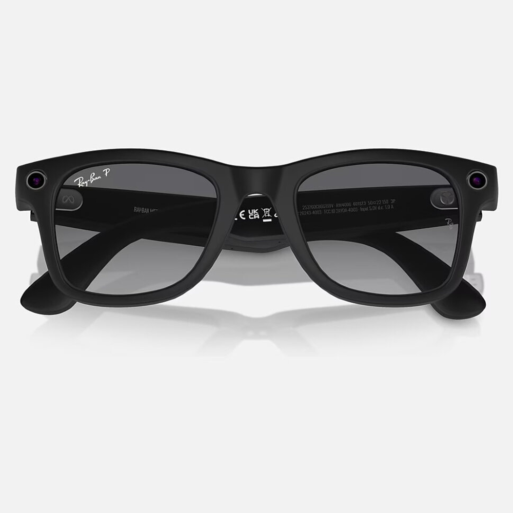Ray-Ban Meta Wayfarer ( Цвет оправы - матовый черный, цвет линз - графитовый)