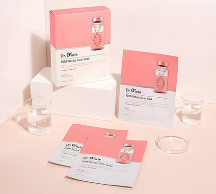 Dr Oracle Увлажняющая маска с полинуклеотидами PDRN Recipe Clear Mask (Доктор Оракл) 18мл х 10 шт