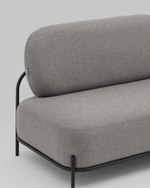 Диван Стоун рогожка серый