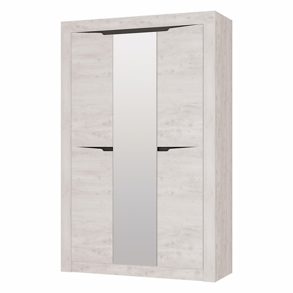 Шкаф 3х ств. ШК-35 МС Леонардо бетон пайн светлый, графит