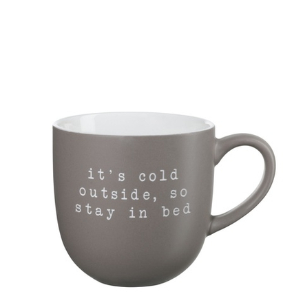 ASA Кружка Эй! 350 мл На улице холодно, так что оставайтесь в постели