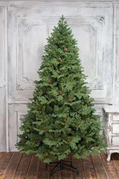 Искусственная елка Чарующая 240 см., 100% литая хвоя, ЕлкиТорг (130240)