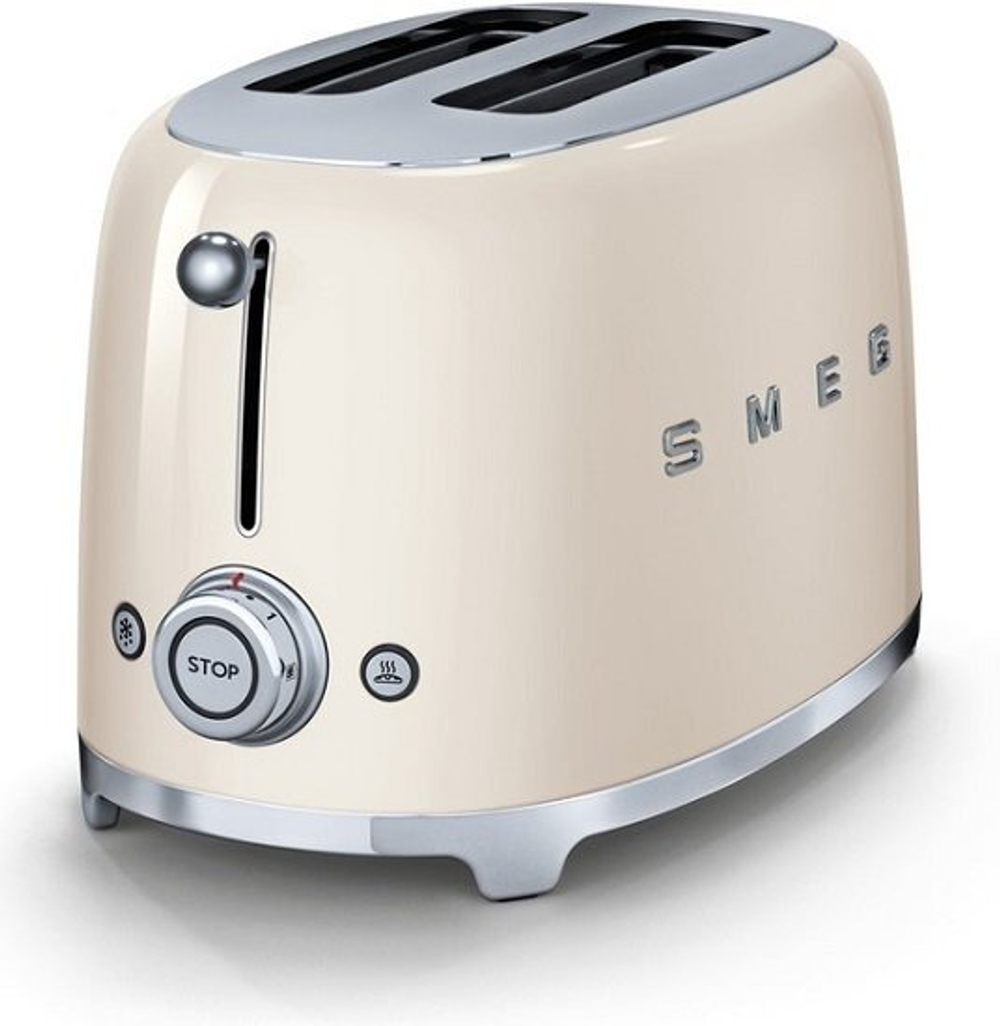 Тостер Smeg TSF01CREU, кремовый