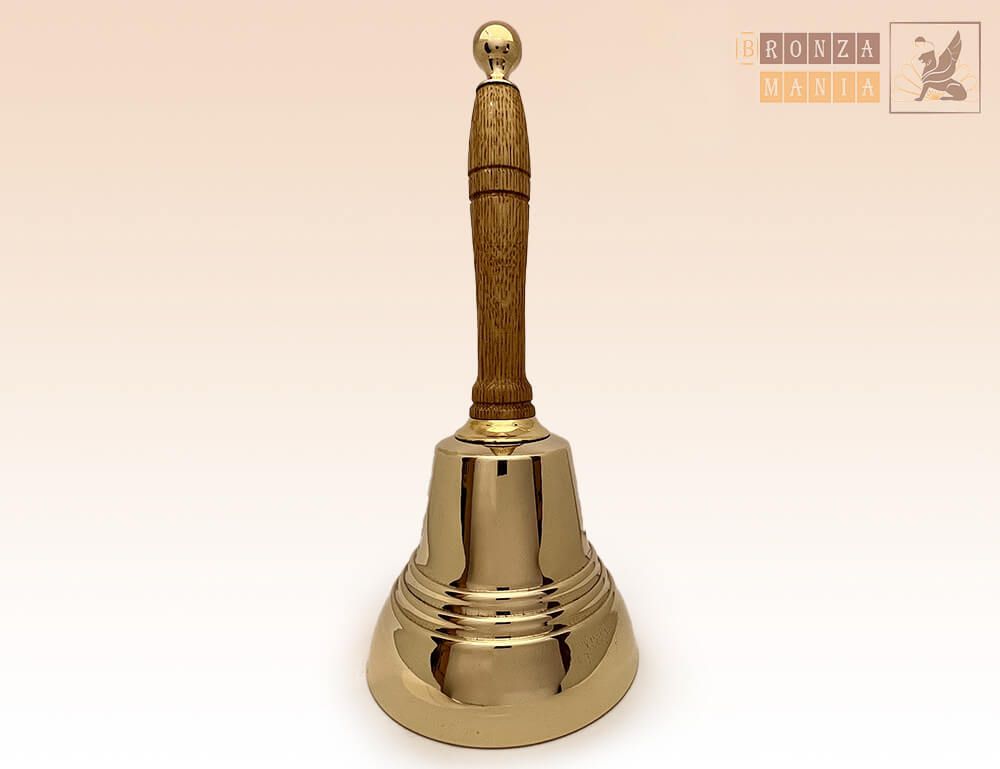 колокольчик валдайский №7 с деревянной ручкой