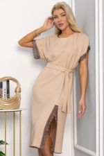 Платье Цветные кружева (бежевое) П13657-18М LT Collection
