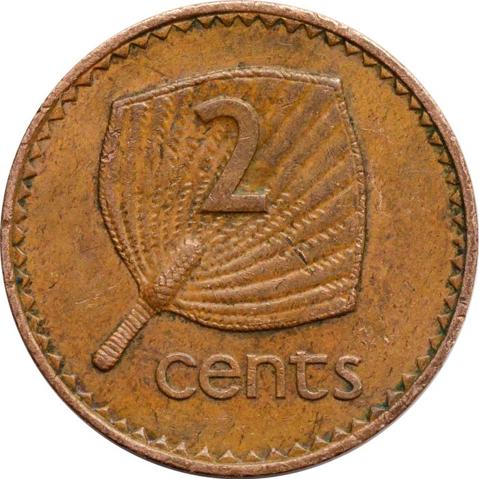 2 цента 1987 Фиджи
