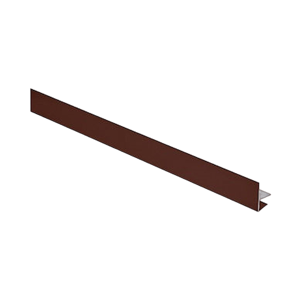 Аквасистем J профиль 2м метал. RAL 8017 шоколадно-коричневый по низкой цене