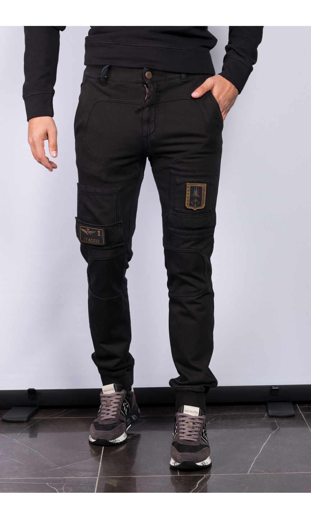 Брюки с манжетами AERONAUTICA MILITARE