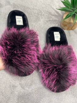 Домашние тапочки Пушистики Люкс