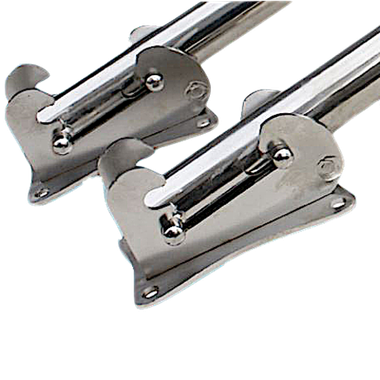 Площадка крепления для Транцевых колеса тип Быстросъёмные П-331A Нерж. 1шт