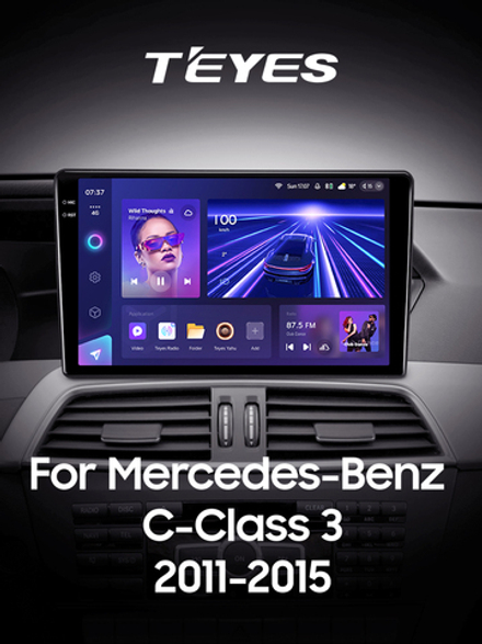 Teyes CC3 2K 9"для Mercedes-Benz C-Class 3 2011-2015