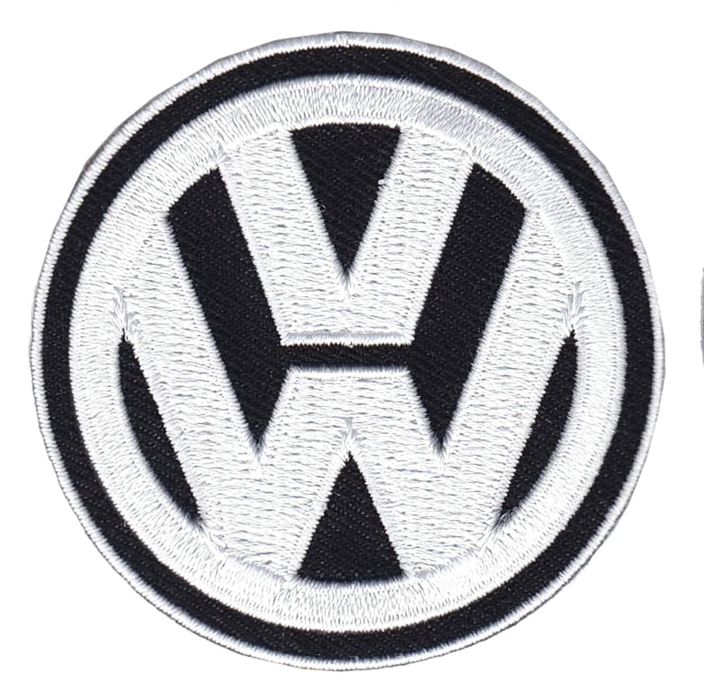 Нашивка - Фольксваген (черный) VW