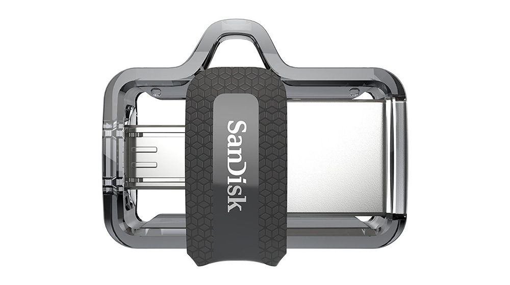Флеш-накопитель SanDisk Ultra Dual Drive m3.0 USB-A/Micro B 256GB, R 130 МБ/с
