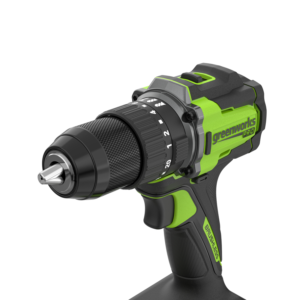 Дрель-шуруповерт ударная Greenworks HD560 24V HD56000 (30/60 Нм) бесщеточная аккумуляторная