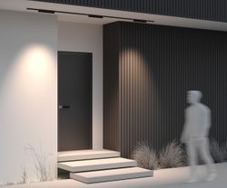 Уличный трековый мангитный светодиодный светильник Maytoni Exility IP   O-TR02-2-S-18WB3K