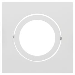 Встраиваемый светильник алюминиевый ЭРА KL87 WH MR16/GU5.3 белый | Алюминиевые встраиваемые светильники