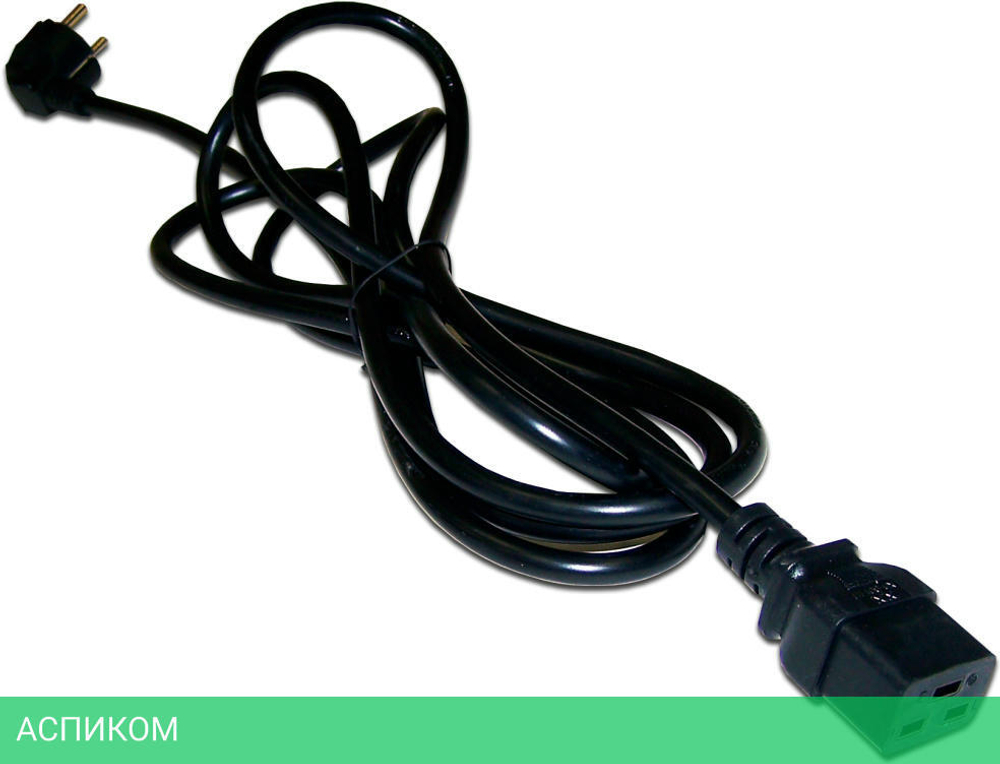 Кабель питания Lanmaster LAN-PP19/SHA-3.0-BK черный