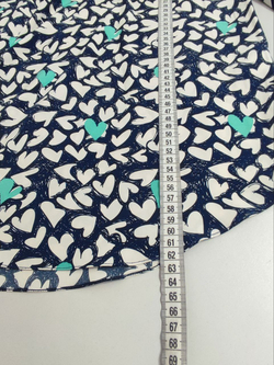 Блузка с сердечками 44-46 размер