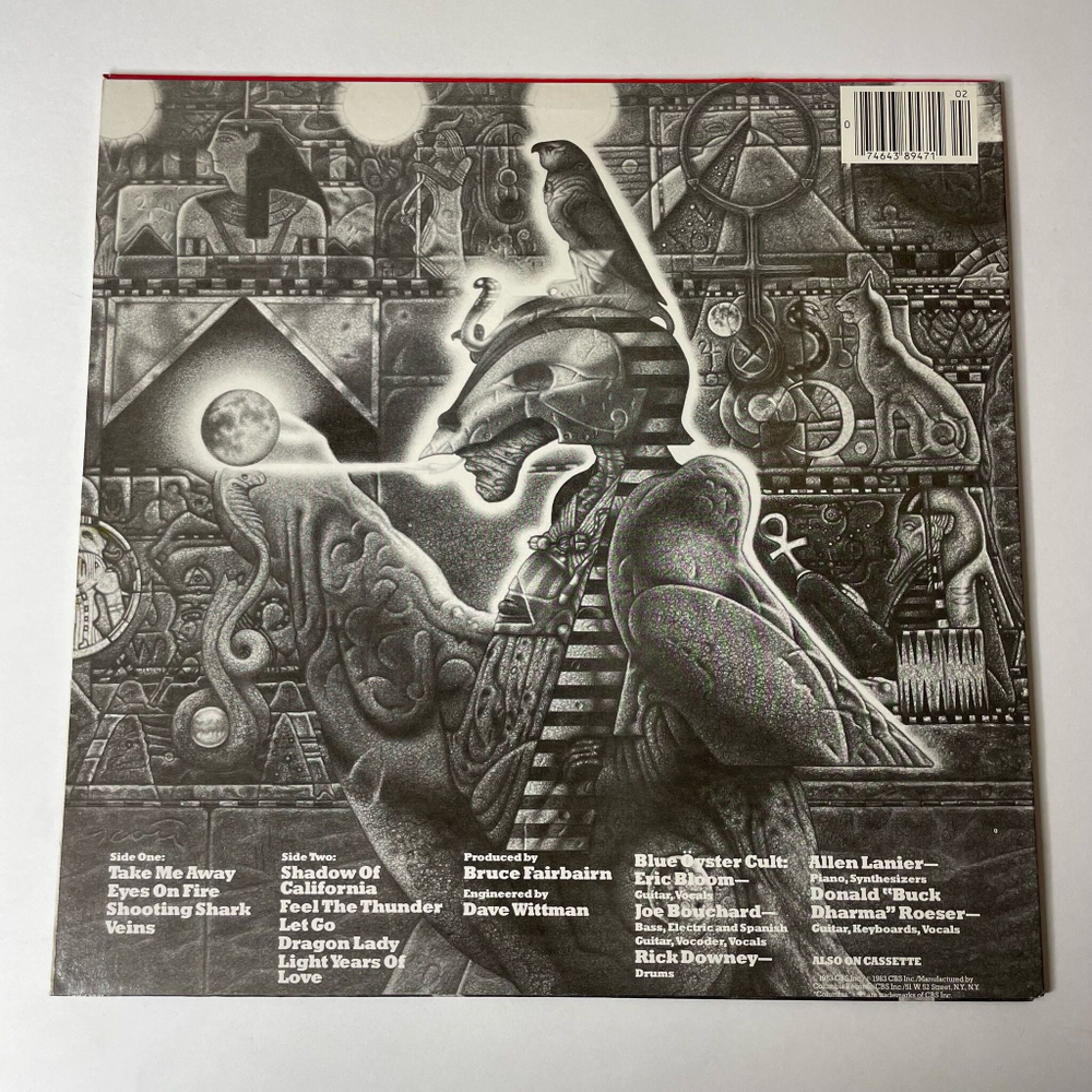Винтажная виниловая пластинка LP Blue Oyster Cult The Revolution By Night (USA 1983)