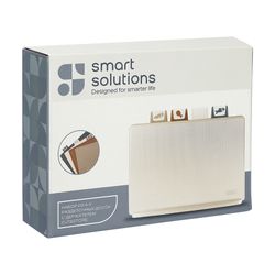 Набор из 4-х разделочных досок с держателем Cut&Store, молочный