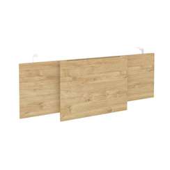 Onix Direct Царга стола руководителя O.M-CSR-3 Тиквуд Светлый/Металл Белый 1140*450*54