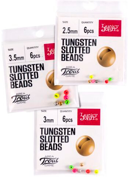 Головки LJ AREA TROUT GAME вольфрамовые SET 2.5мм/3.0мм/3.5мм 18шт.