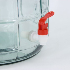 Банка с гидрозатвором и краном 6л