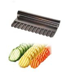 Нож для фигурной нарезки картофеля фри и овощей, ширина 120 мм нерж. сталь