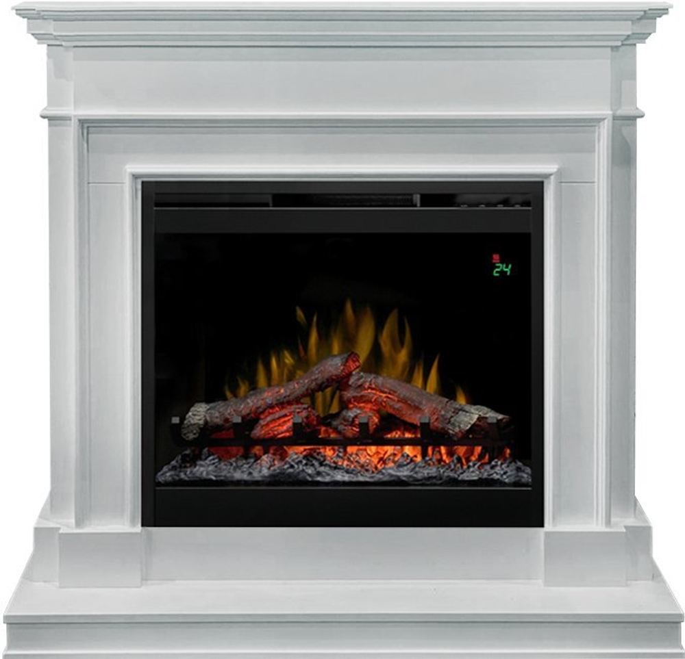 Каминокомплект Newport - Белый с очагом Symphony 26'' DF2624L-INT