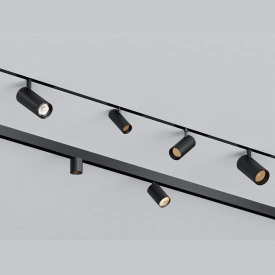 359960 PORT NT25 220 черный Трековый светильник с переключ. цв. темпер. IP20 LED 3000К\4000К\6000К 30W 90-240V VECTOR